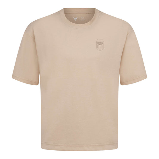 Men's Levelwear USWNT Luxe Knit Sand Tee