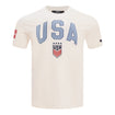 Unisex Pro Standard USWNT Varsity Blues Cream Tee