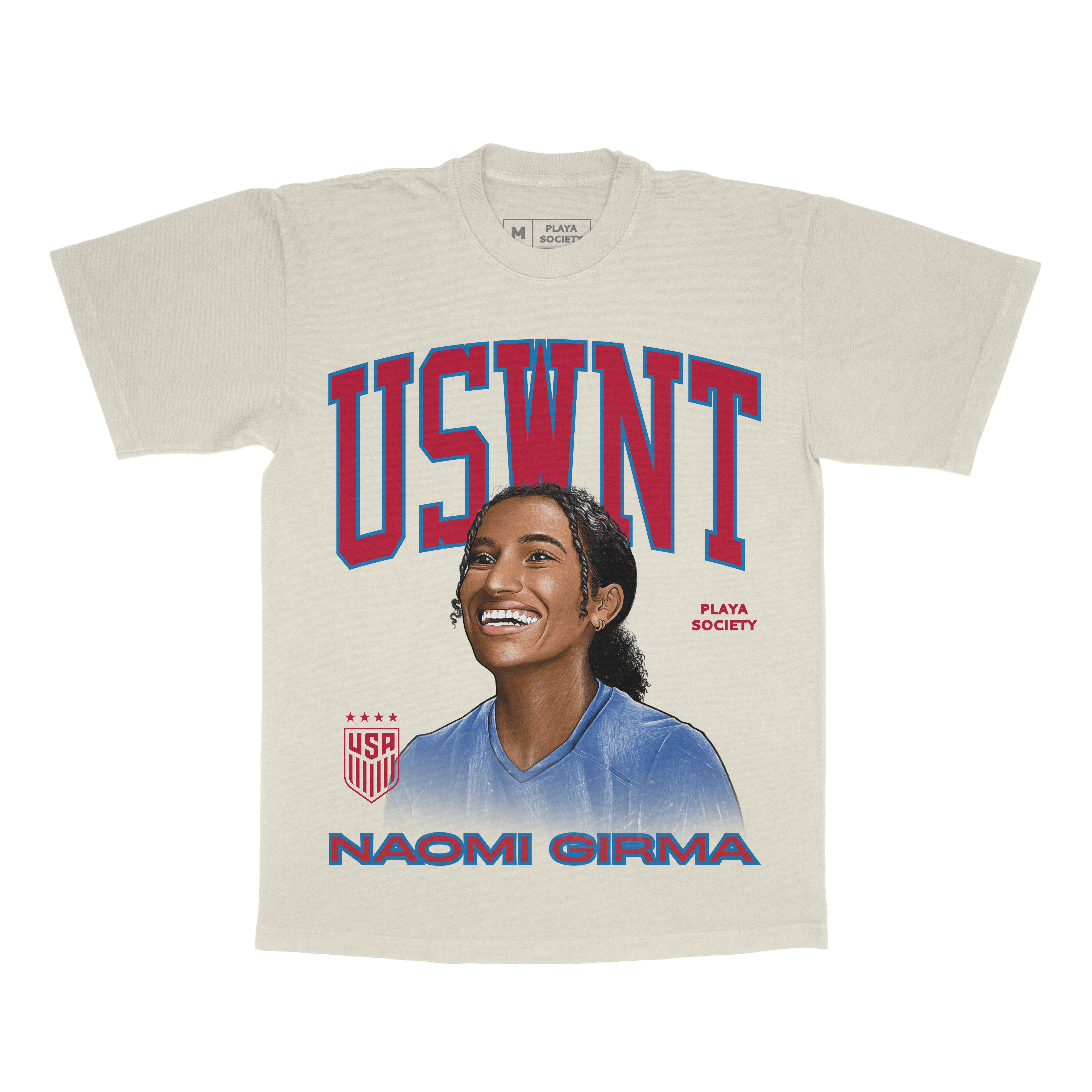 USWNT Playa Society Naomi Girma Shirt