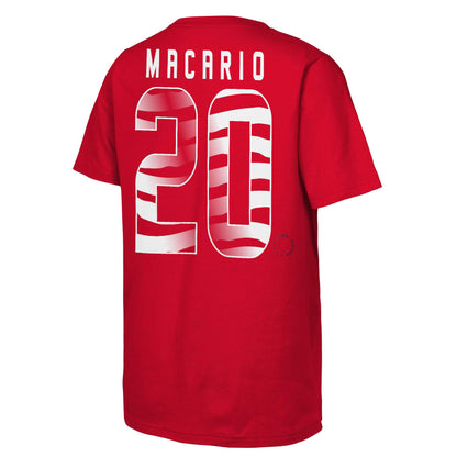 Adult Outerstuff Cat Macario Name & Number T-Shirt