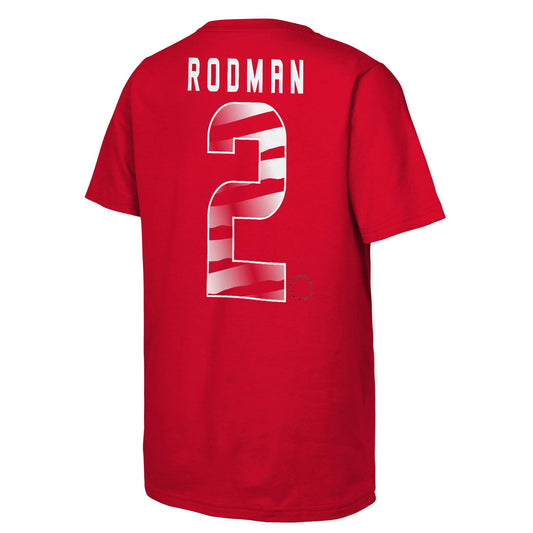 Unisex Outerstuff Trinity Rodman Name & Number Red T-Shirt