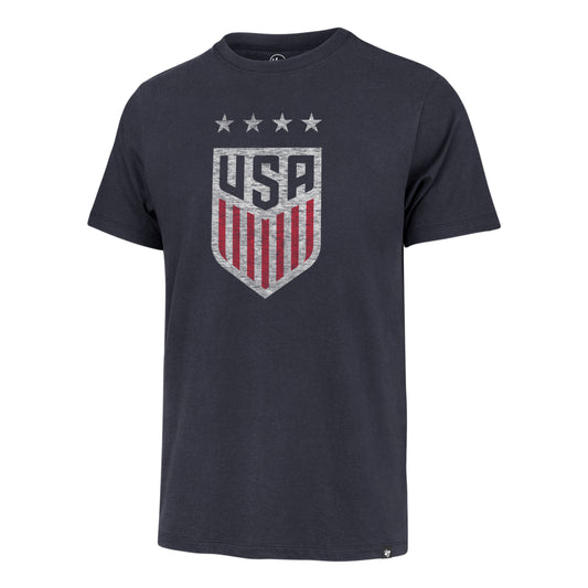 Unisex 47 Brand USWNT Crest Franklin Navy T-Shirt