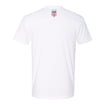 Unisex USWNT Striped Crest White Tee - Back View