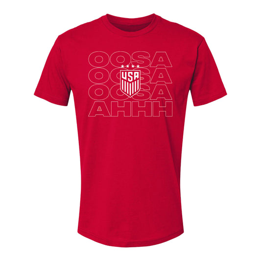 Unisex USWNT Oosa Red Tee