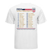 Unisex USWNT 2024 Gold Medalists Roster White Tee