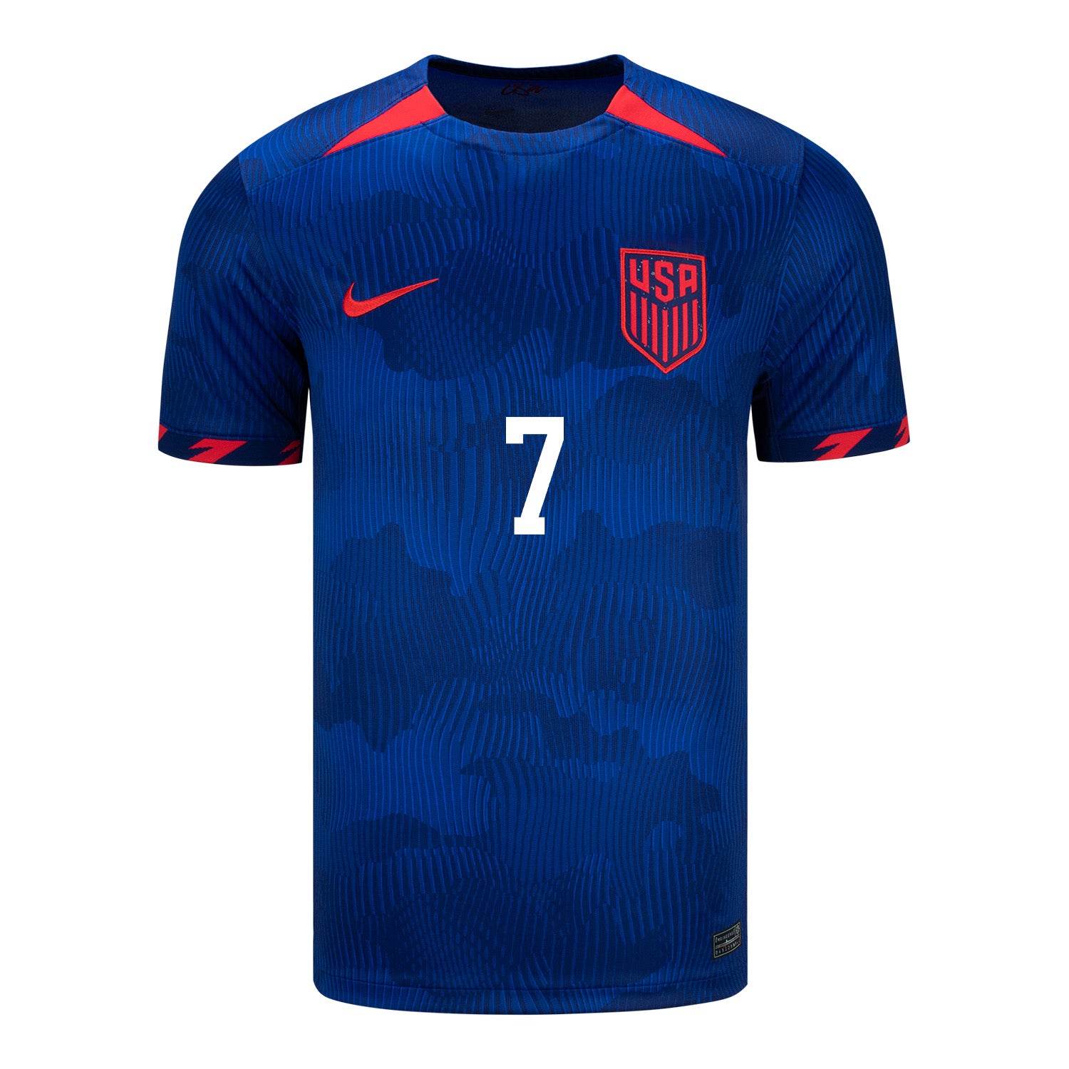 Men's Nike USMNT 2023 Away Reyna 7 Stadium Jersey - Front View