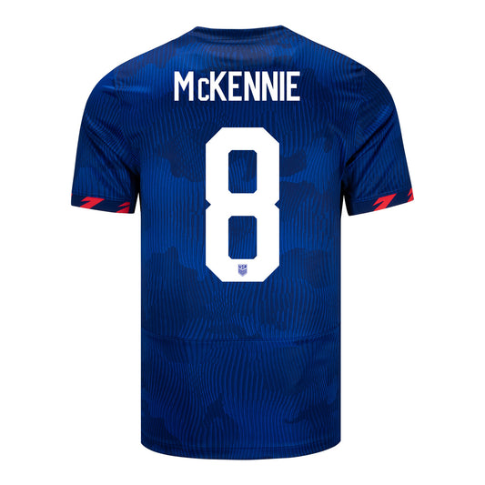 Men's Nike USMNT 2023 Away McKennie 8 Stadium Jersey - Back View