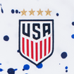 Men's Personalized Nike USWNT Home Match Jersey in White - Badge View