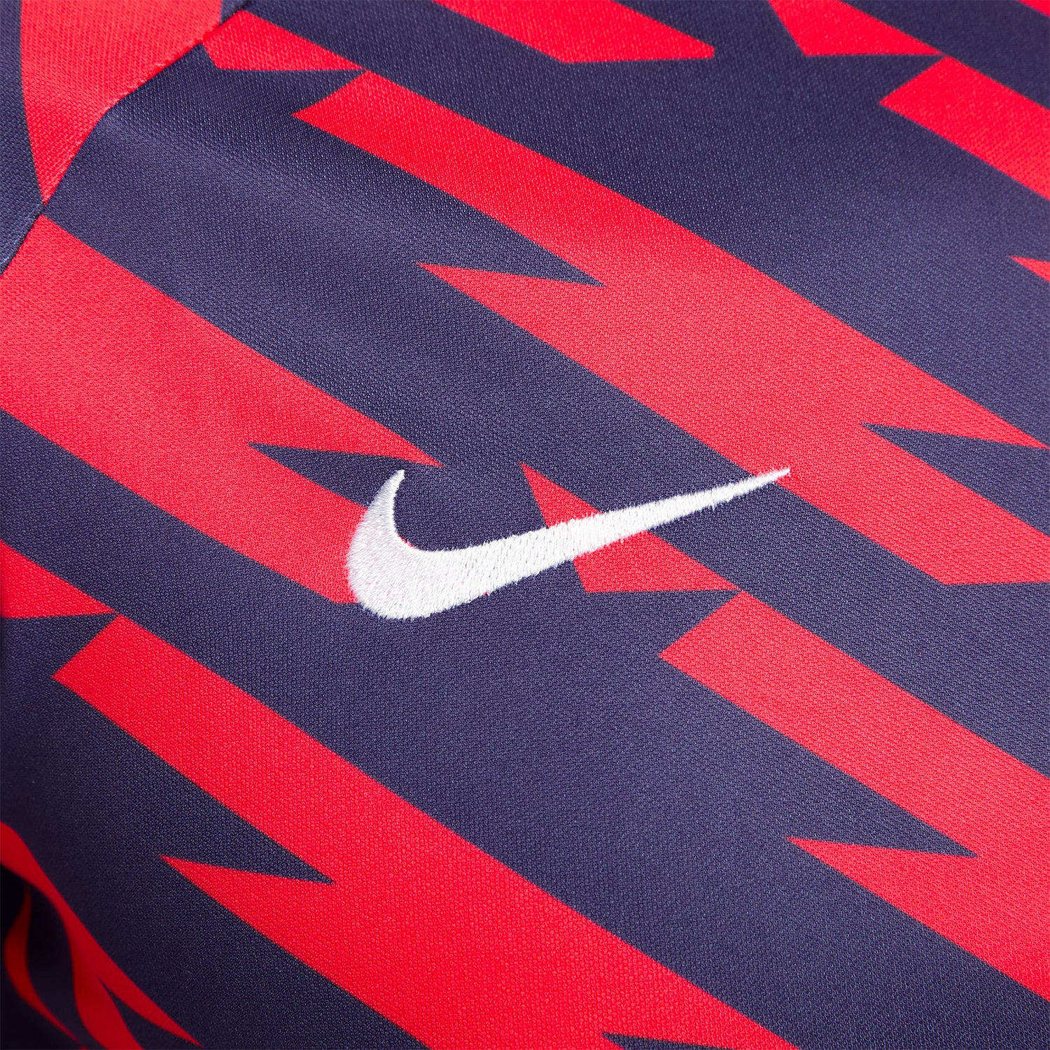 Men's Nike USWNT 2023 VW Pre-Match Red Top - Front Nike Logo View
