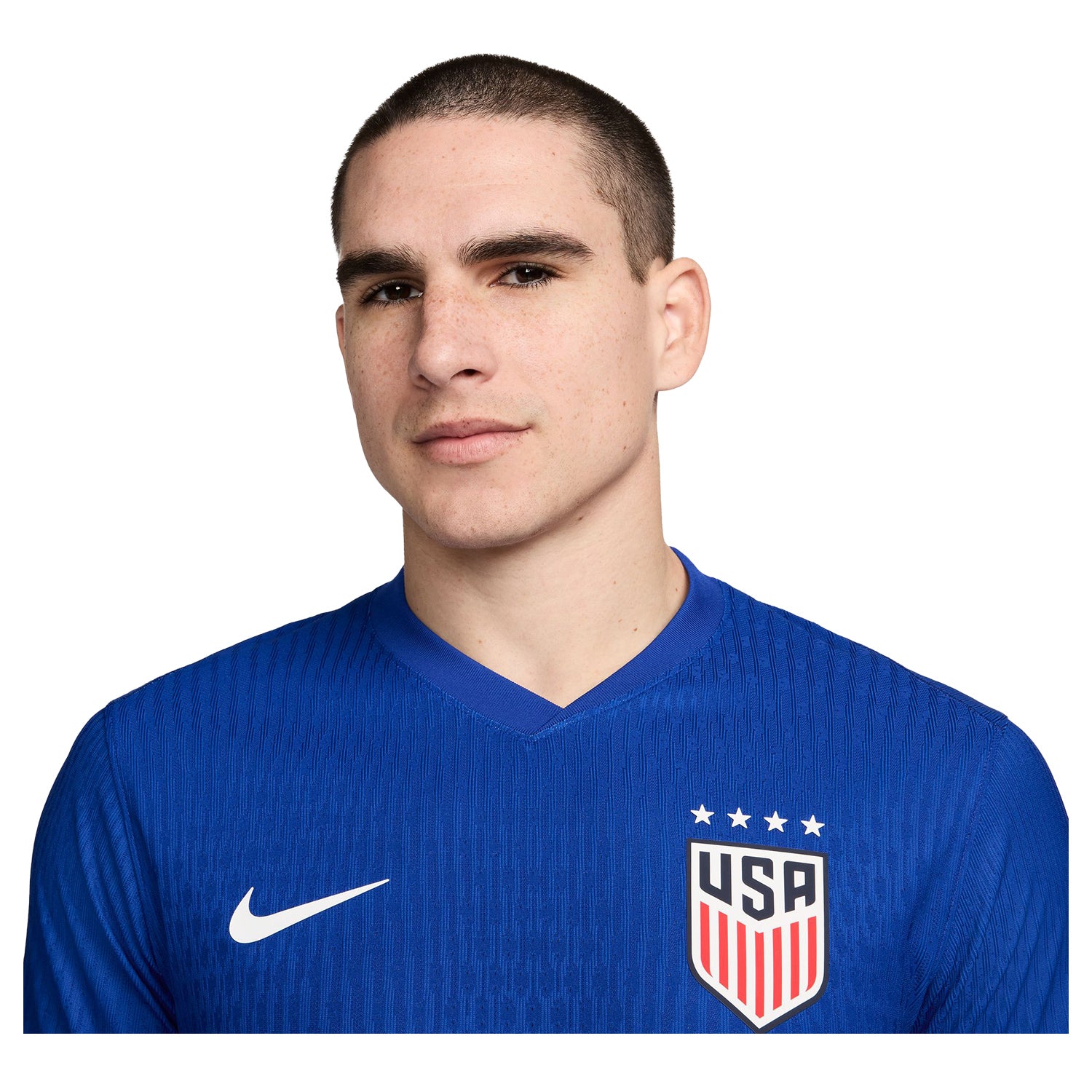 Men's Nike USWNT 2024 American Icon Away Match Jersey - Model View