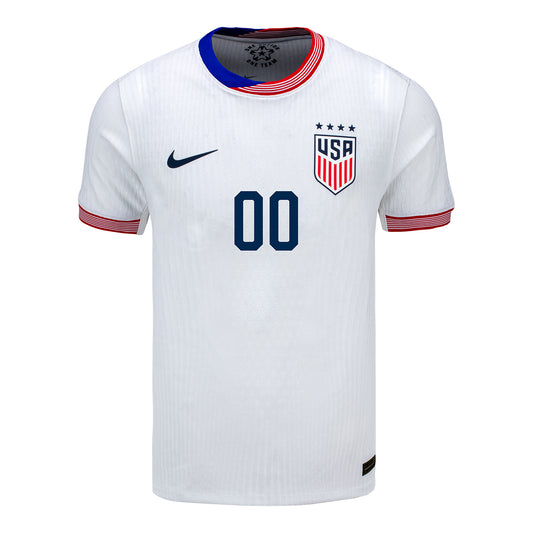 Men's Nike USWNT 2024 Personalized American Classic Home Match Jersey - Front View