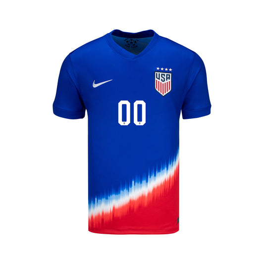 Youth Nike USWNT 2024 Personalized American Icon Away Match Jersey