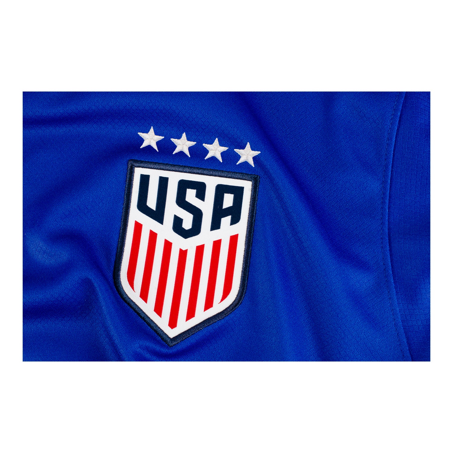 Men's Nike USWNT 2024 Pride Away Shaw 8 Stadium Jersey - Logo View