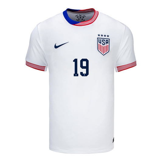 Men's Nike USWNT 2024 American Classic Home Dunn 19 Stadium Jersey - Front View
