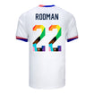 Men's Nike USWNT 2024 Pride Home Rodman 22 Stadium Jersey - Back View