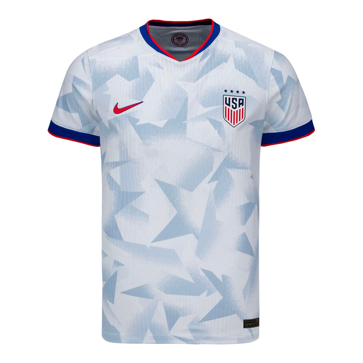 Men's Nike USWNT 2025 Pride Personalized Brilliant Home Match Jersey