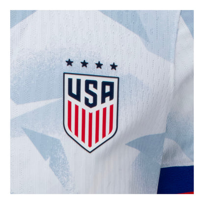 Men's Nike USWNT 2025 Pride Personalized Brilliant Home Match Jersey
