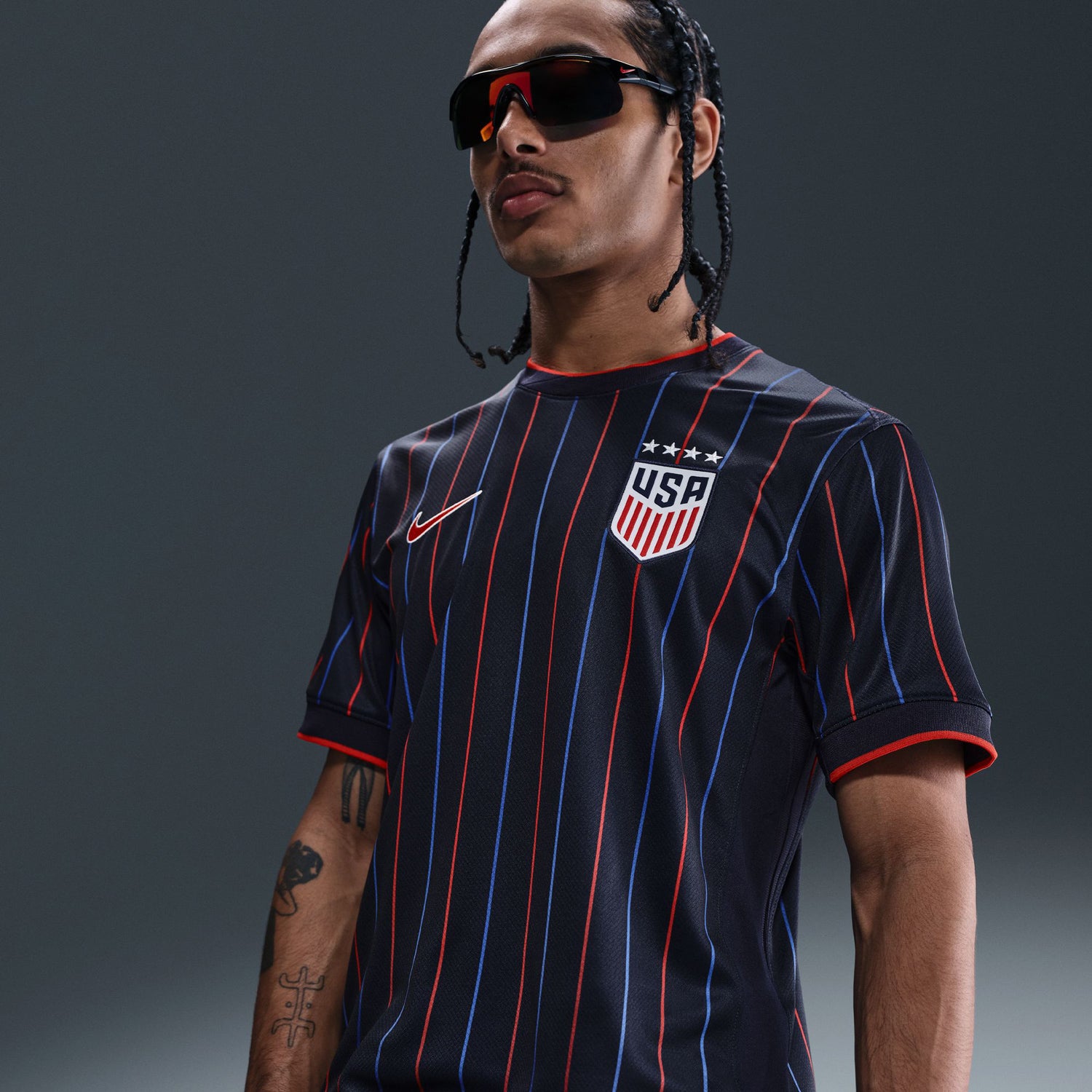 Men's Nike USWNT 2025 Heartbeat Away Stadium Jersey