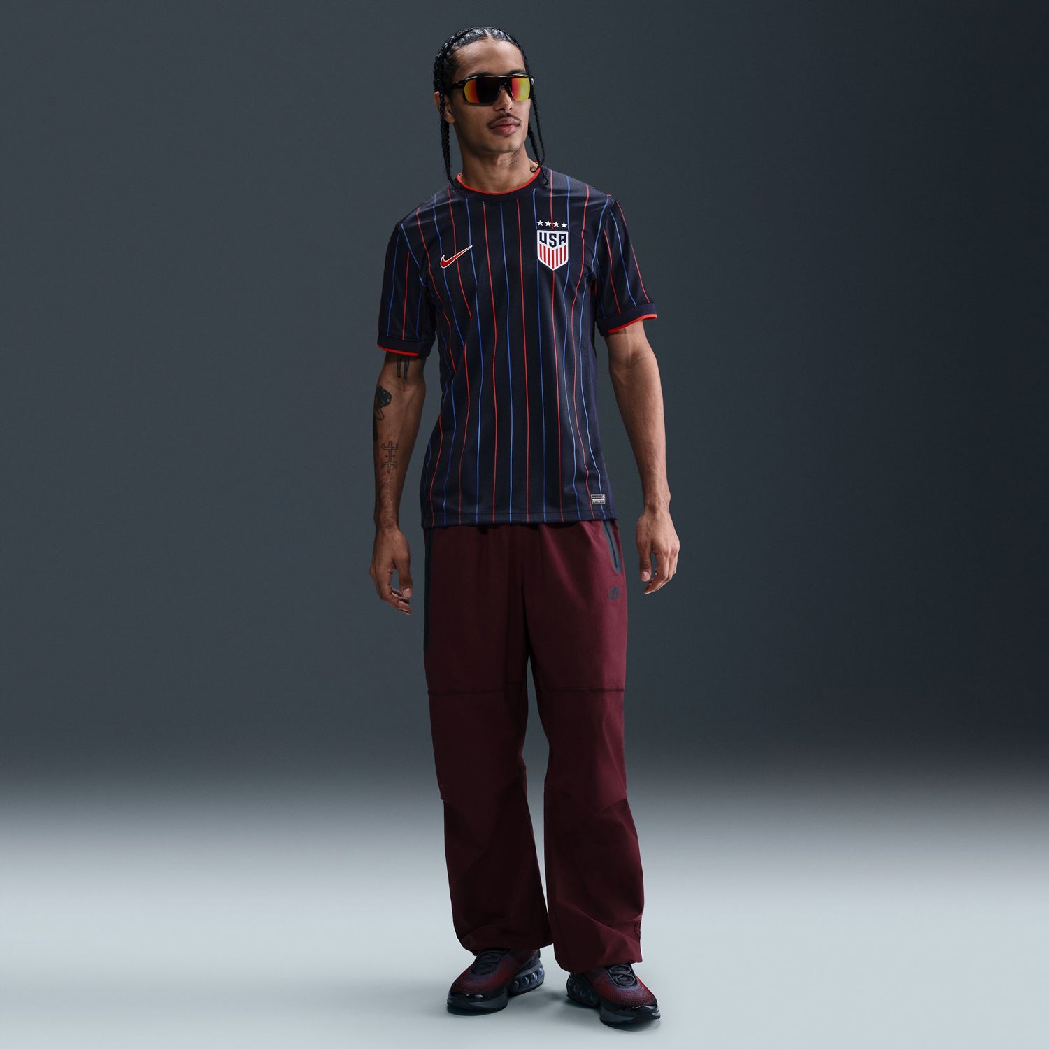 Men's Nike USWNT 2025 Heartbeat Away Stadium Jersey