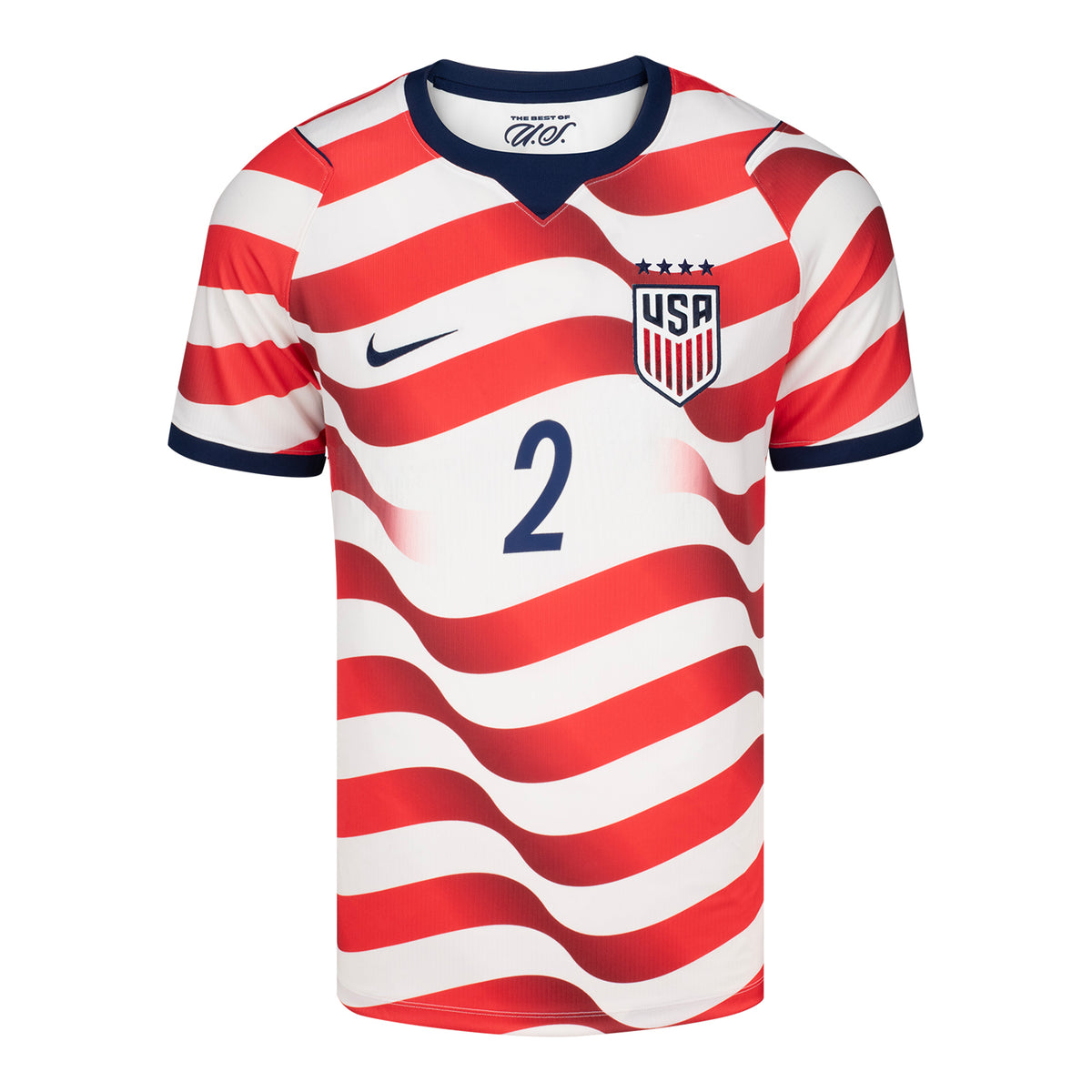 Men's Nike USWNT 2026 Trinity Rodman Home Stadium Jersey - Stripes