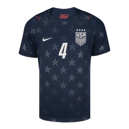 Men's Nike USWNT2026  Naomi Girma Away Stadium Jersey - Stars