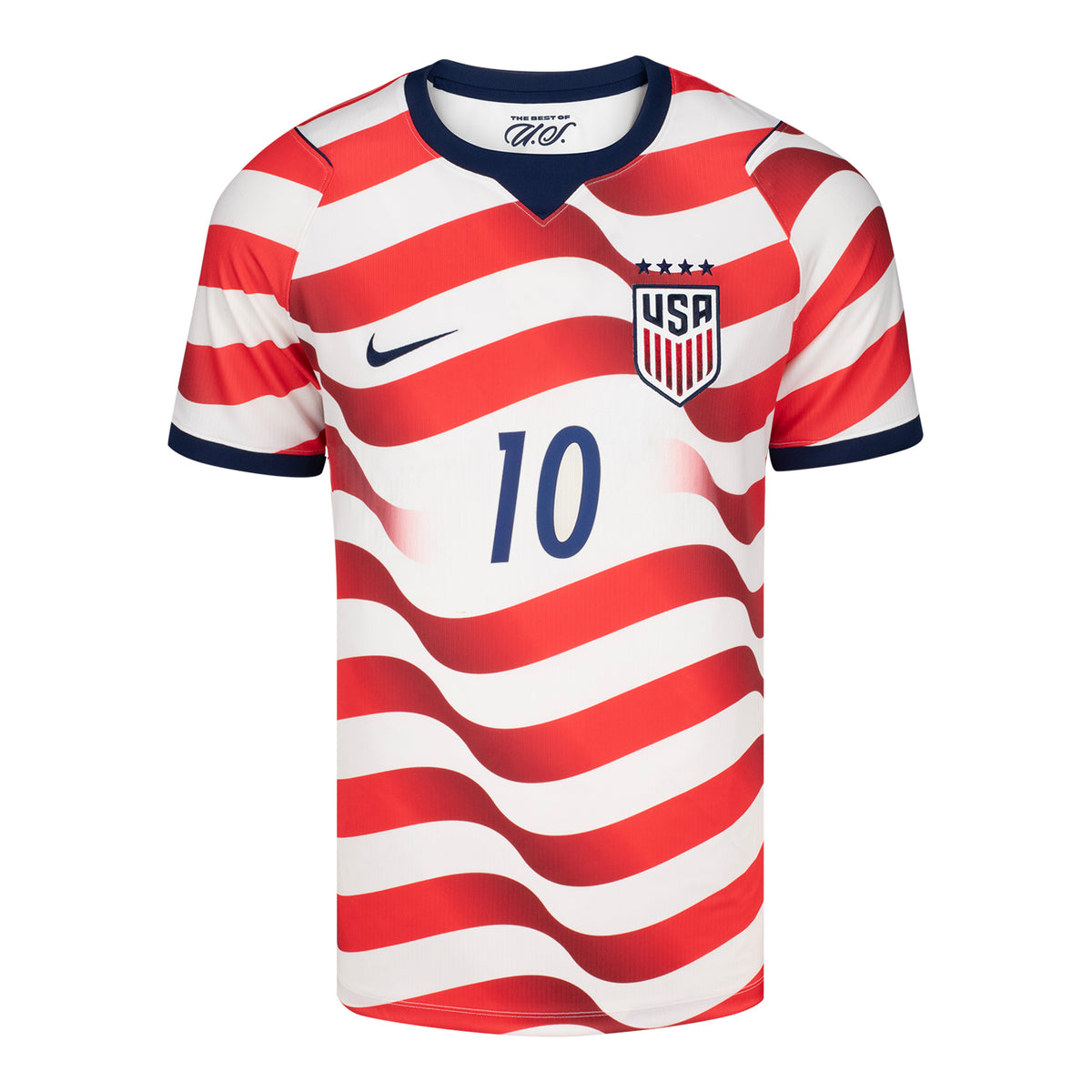 Men's Nike USWNT 2026  Lindsay Heaps Home Stadium Jersey - Stripes