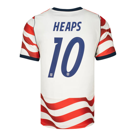 Men's Nike USWNT 2026  Lindsay Heaps Home Stadium Jersey - Stripes