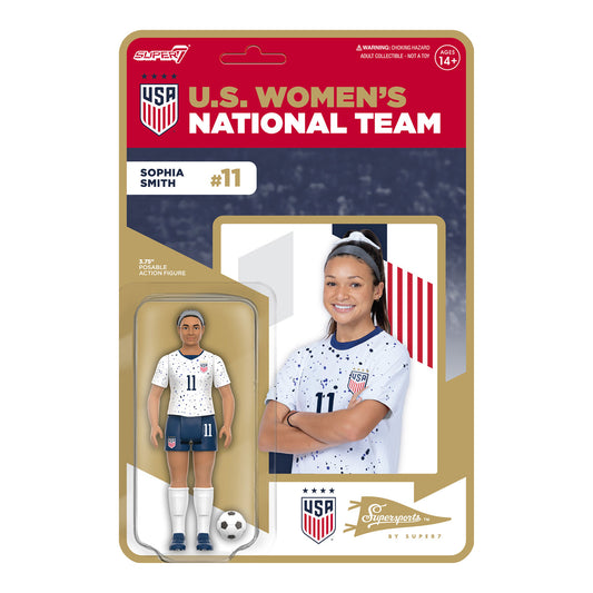 Super 7 USWNT Sophia Smith Supersports Figure - Front View