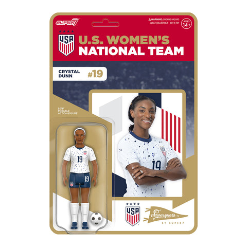 Super 7 USWNT Crystal Dunn Supersports Figure - Front View
