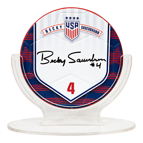 USWNT Becky Sauerbrunn Signed Collectible - Front View
