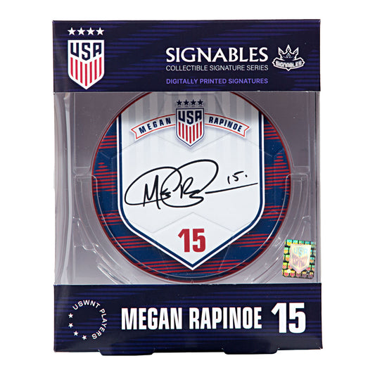 USWNT Megan Rapinoe Signed Collectible - Front View