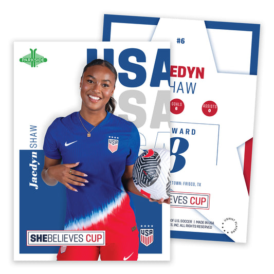 USWNT 2024 SheBelieves Cup Trading Cards Set by Parkside