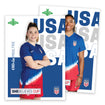 USWNT 2024 SheBelieves Cup Trading Cards Set by Parkside
