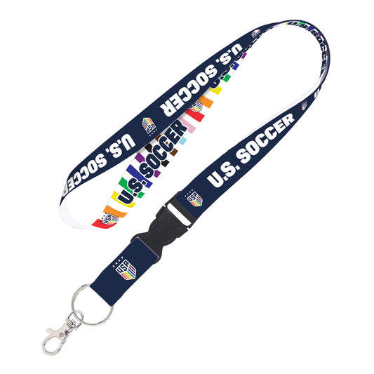WinCraft USWNT Reversible Pride Lanyard - Front View