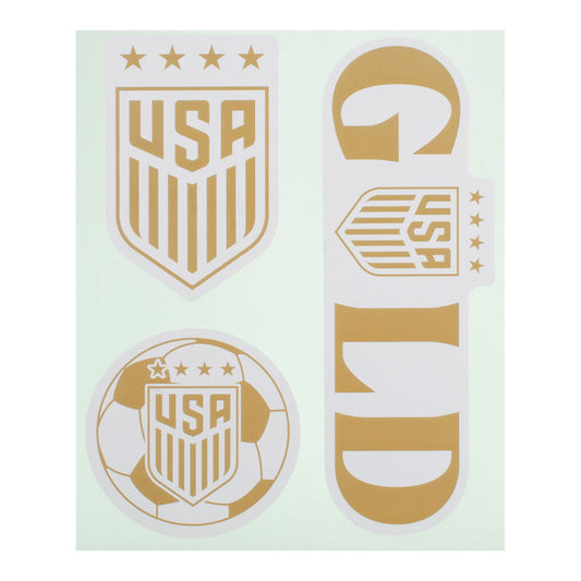 Wincraft US Soccer 24 3-Pack Gold USWNT Stickers