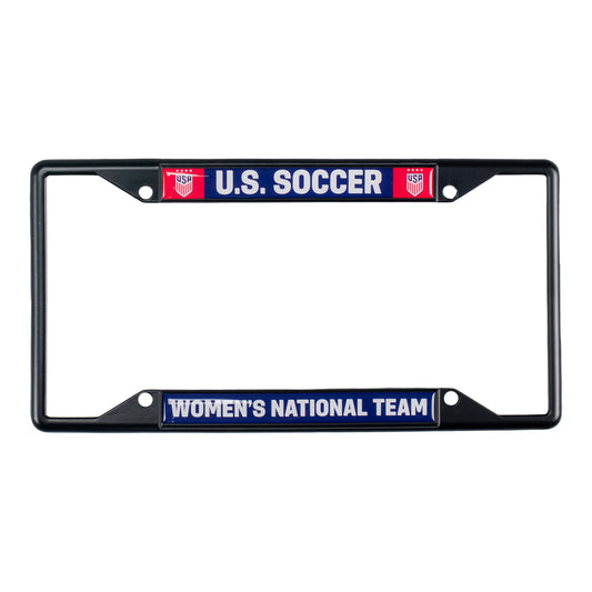 USWNT Black License Plate Frame