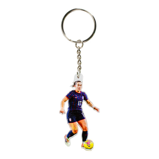Desert Cactus Sam Coffey Player Keychain