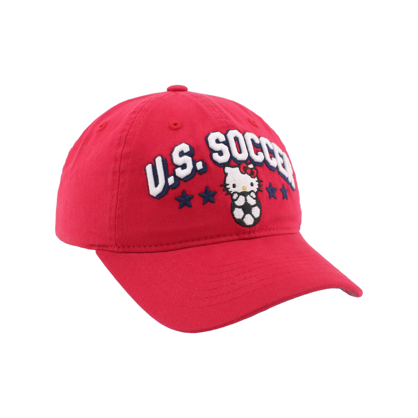 Youth Zephyr U.S. Soccer Hello Kitty Red Adjustable Hat