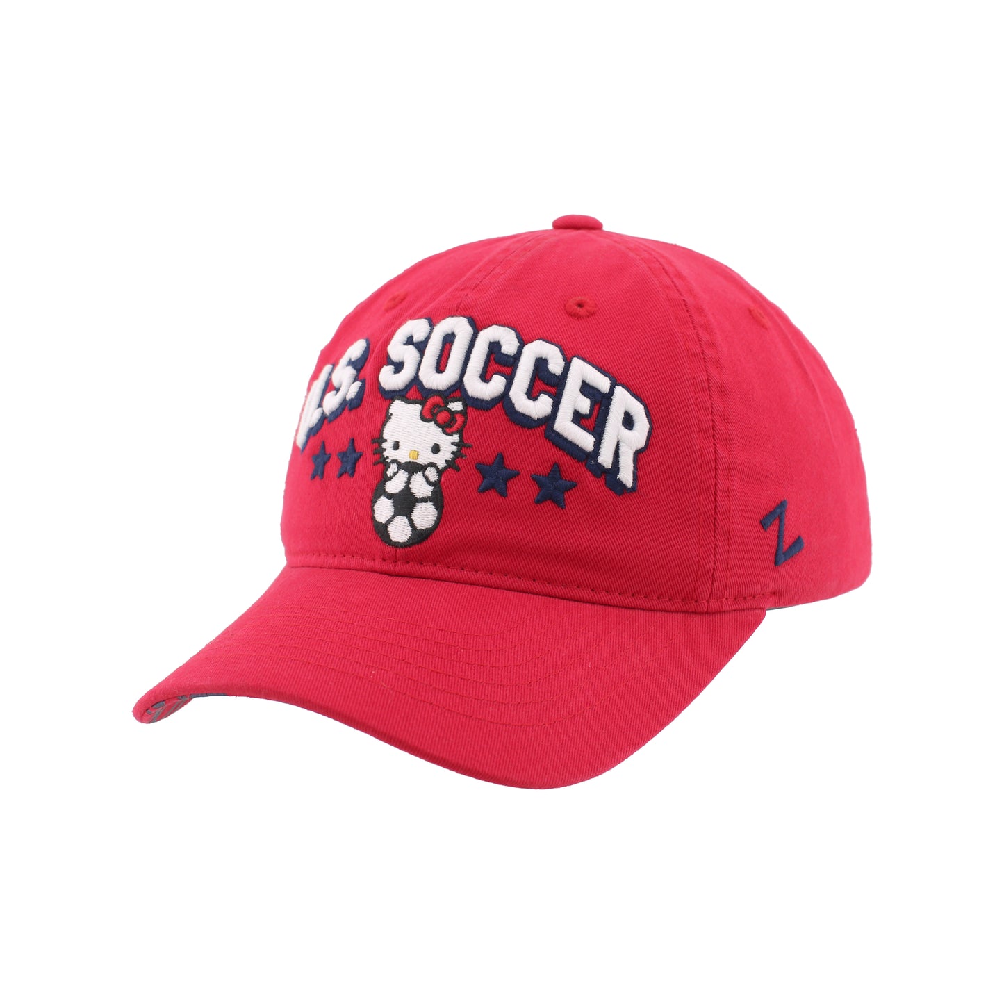 Youth Zephyr U.S. Soccer Hello Kitty Red Adjustable Hat