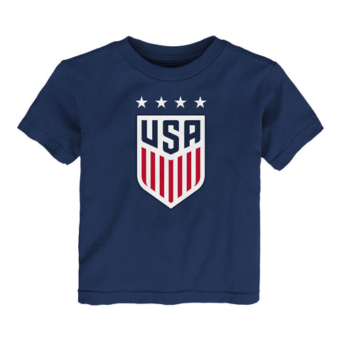 Toddler Outerstuff USWNT Crest Logo Navy Tee - Official U.S. Soccer Store