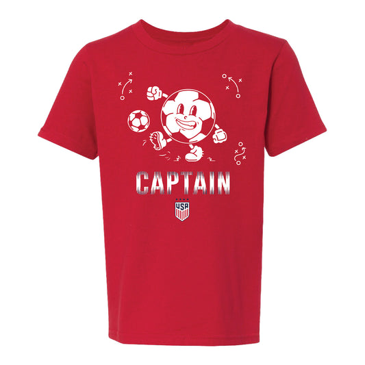 Youth USWNT Mini & Me Captain Red Tee