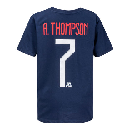 Youth USWNT Alyssa Thompson Name & Number T-Shirt