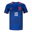 Youth Nike USMNT 2023 Away Pulisic 10 Stadium Jersey - Front View