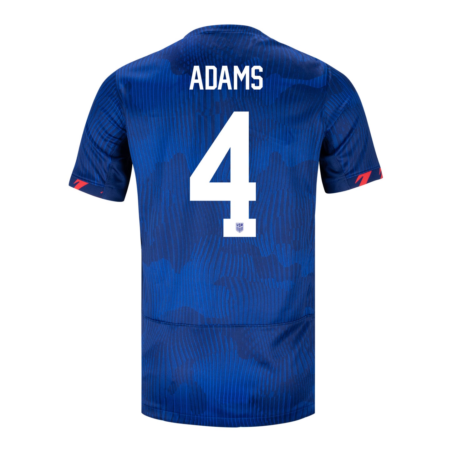 Youth Nike USMNT 2023 Away Adams 4 Stadium Jersey - Back View