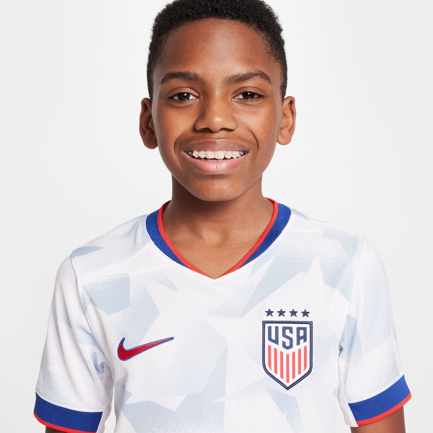 Youth Nike USWNT 2025 Brilliant Home Stadium Jersey