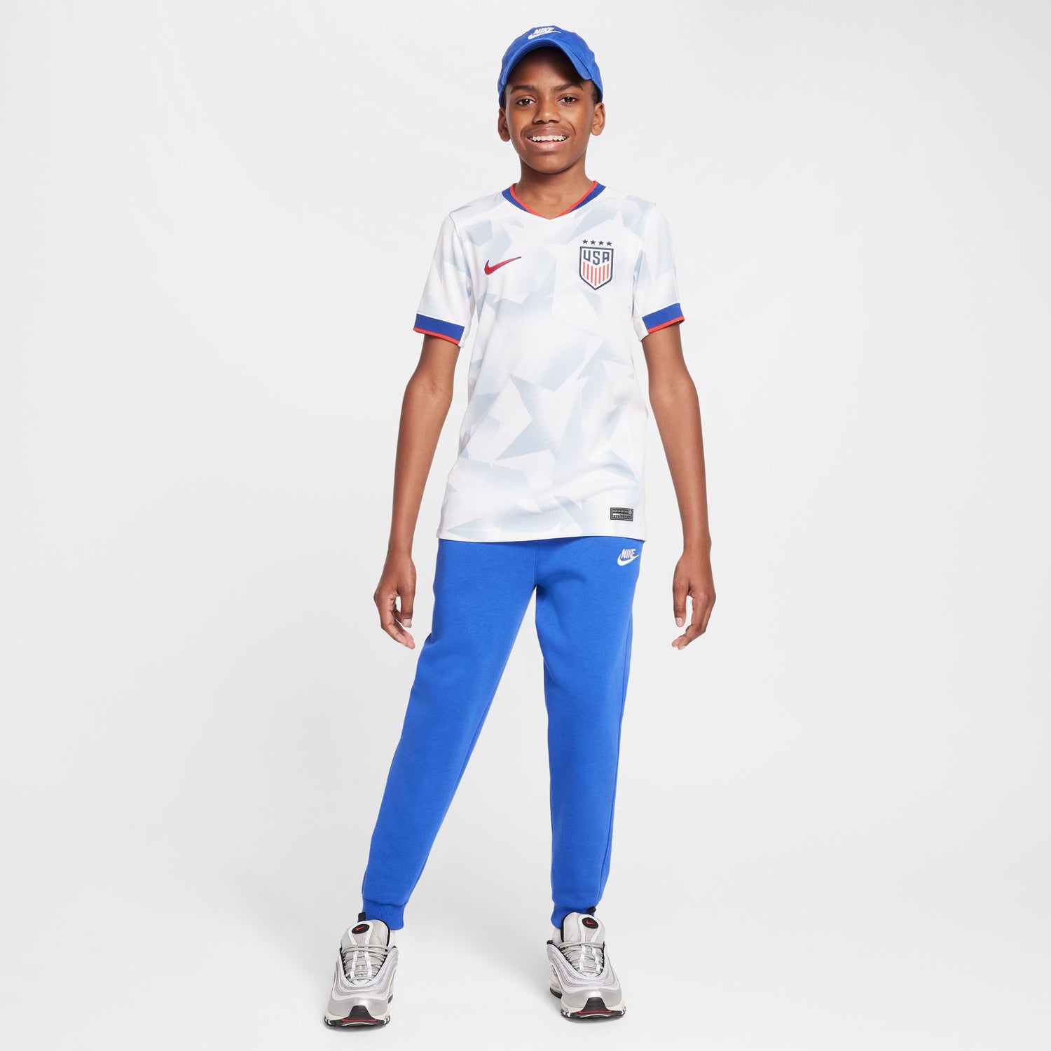 Youth Nike USWNT 2025 Brilliant Home Stadium Jersey