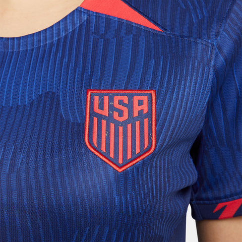 Women's Nike USMNT Away Stadium Jersey - Front Crest Logo View