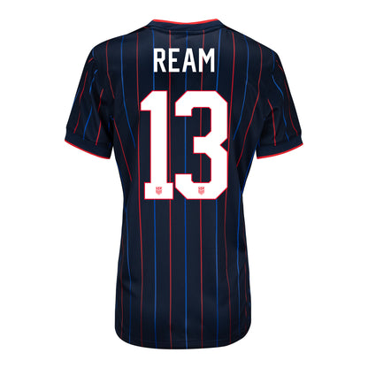 Women's Nike USMNT 2025 Personalized Heartbeat Away Stadium Jersey