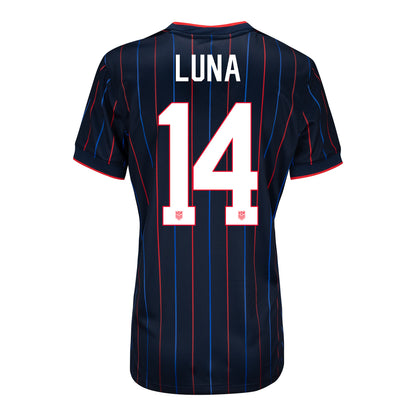 Women's Nike USMNT 2025 Personalized Heartbeat Away Stadium Jersey