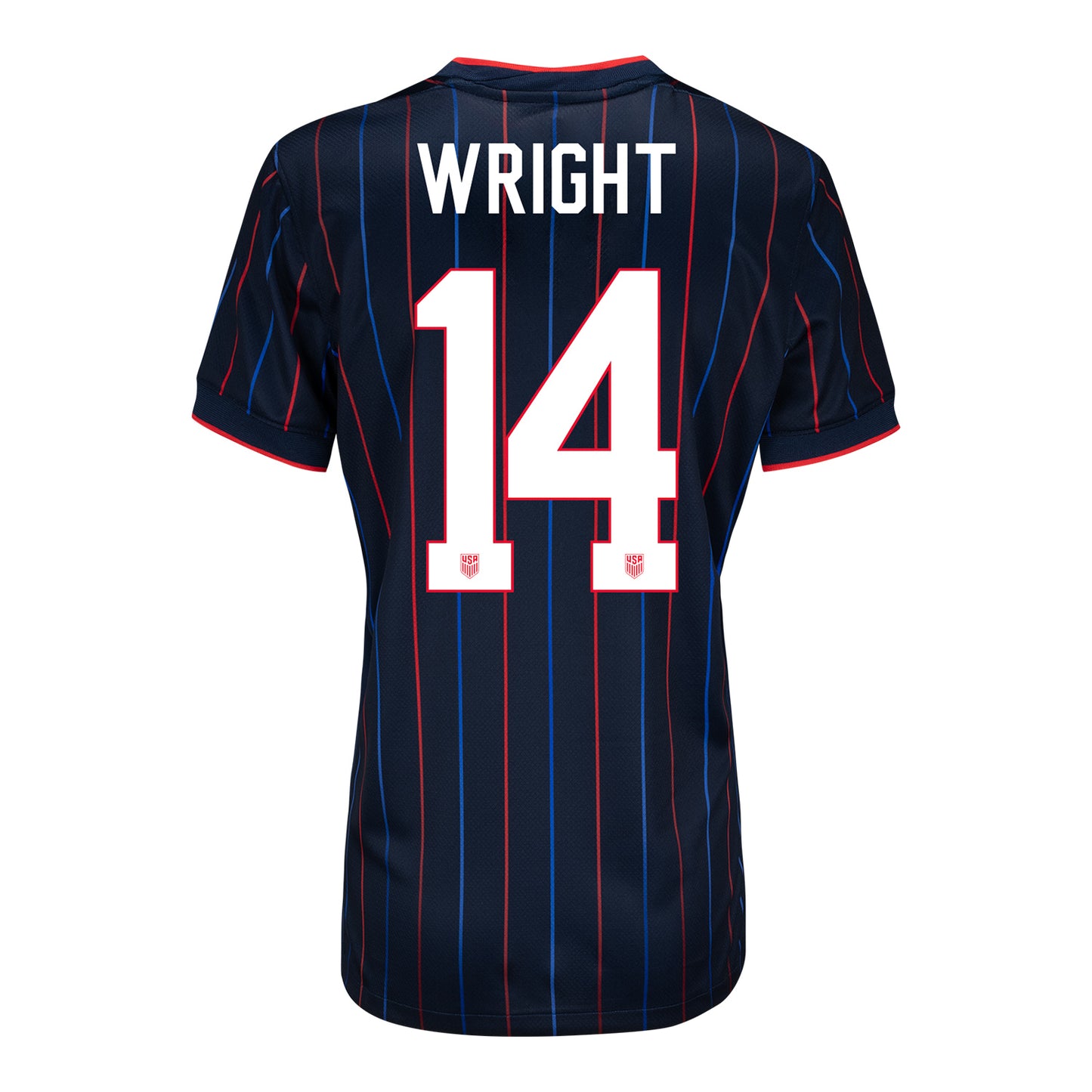 Women's Nike USMNT 2025 Personalized Heartbeat Away Stadium Jersey